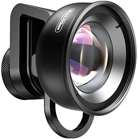 Apexel HD Clip on Cell Phone Camera lens 100mm Macro Lens for iPhone X/8/8plus/ 7/ plus Samsung Galaxy S10/S10 plus Huawei and most Smartphone