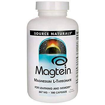 Source Naturals Magtein 667mg Magnesium L-Threonate 667mg - 180 Capsules