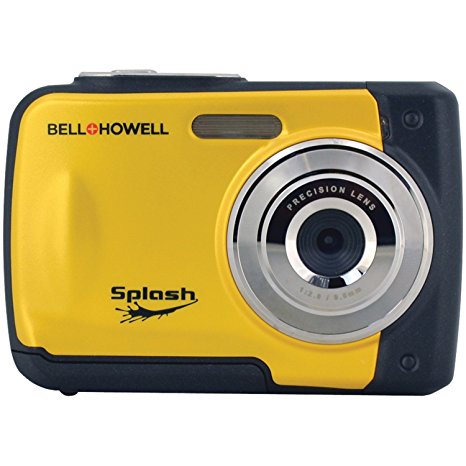 Bell Howell Splash WP10-Y 16.0 Megapixel Waterproof Digital Camera with 2.4-Inch LCD & HD Video (Yellow)