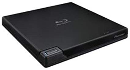 Pioneer BDR-XD05B 6x Slim Portable USB 3.0 Blu-Ray Burner (Black) - Supports BDXL/BD/DVD/CD - Bonus CyberLink Media Suite 10 Windows Software (Renewed)