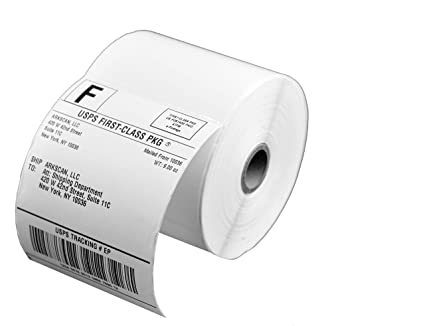 Arkscan SL450 4x6" Shipping Label in 1 Roll (450 Pages per roll) for Arkscan 2054A, Zebra LP2844 Zp-450 Zp-500 Zp-505 & Zebra Compatible Printers, Direct Thermal, White