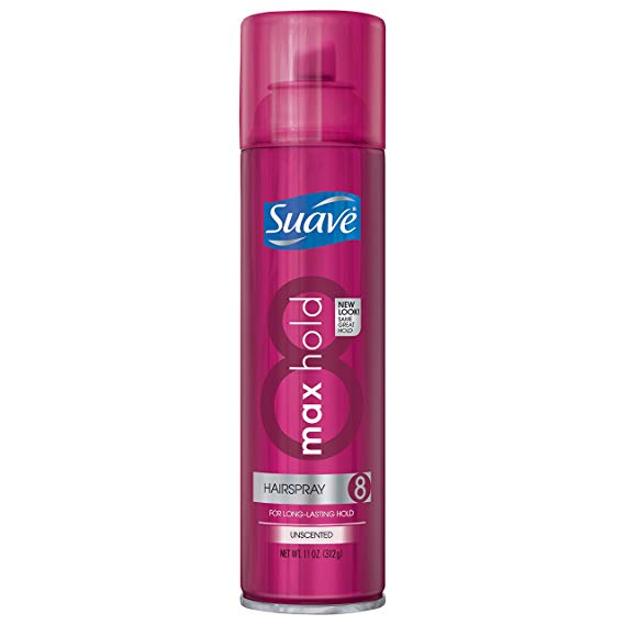 Suave Max Hold Unscented Hairspray, 11 oz