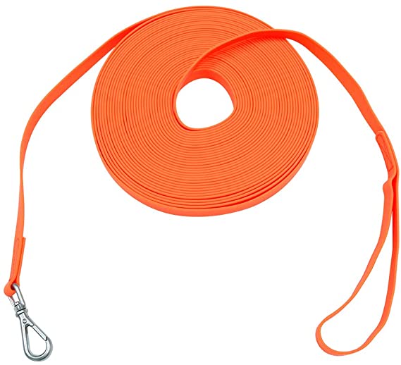 NIMBLE Waterproof Dog Training Leash 5FT 10FT 15FT 30FT 50FT Long Durable Recall Lead Made for Puppy, Medium, and Large Dogs