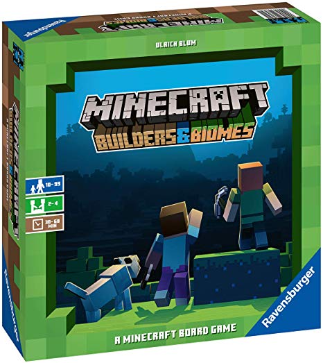 Ravensburger Minecraft: Builders & Biomes Strategy Board Game Ages 10 & Up - Amazon Exclusive