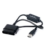 HDE Sony Playstation 2 PS2 Controller to USB Adapter Converter for PS3 and Windows PC