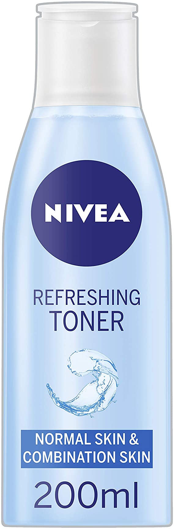 NIVEA Refreshing Toner (200 ml), Gentle & Caring Face Toner, Refreshing Toner with Vitamin E Removes Residue and Make Up, Cleansing Facial Toner