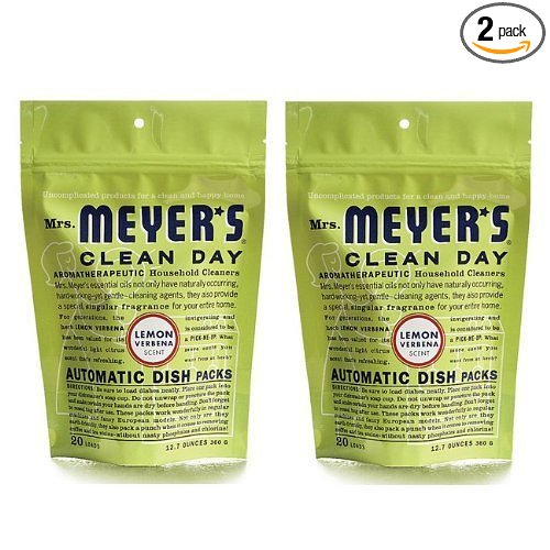 Mrs. Meyer's Clean Day Automatic Dishwashing Packs - 12.7 oz - Lemon Verbena - 2 pk