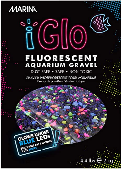 Marina iGlo Fluorescent Aquarium Gravel - Galaxy - 2 kg (4 lbs)