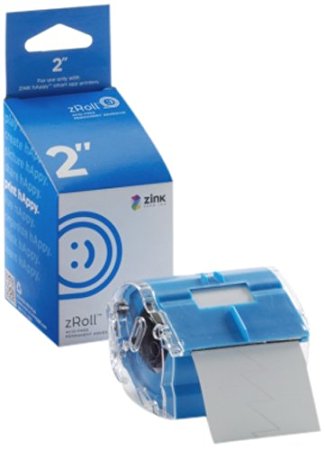 ZINK 2 inch zRoll - A 2 inch wide roll of full color, ink-free ZINK Paper.
