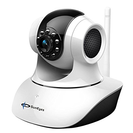 SunEyes SP-T03WP P2P Plug Play Wireless Wifi Pan Tilt IP Camera with IR Cut and TF Card Slot Two Way Audio