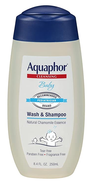 Aquaphor Baby Cleansing Wash And Shampoo 8.4 Ounce (250ml) (2 Pack)