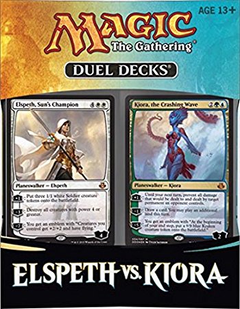 Magic The Gathering MTG Elspeth vs Kiora Duel Decks THD d6 Card Game