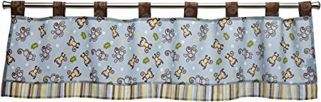 CoCo & Company Monkey Time Window Valance (Discontinued by Manufacturer)