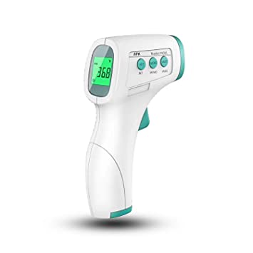 IIDA Non Contact Forehead Thermometer for Adults No Touch Digital Infrared Thermometer for Fever Medical Thermometer for Babies, Children, Adults, Indoor and Outdoor Use