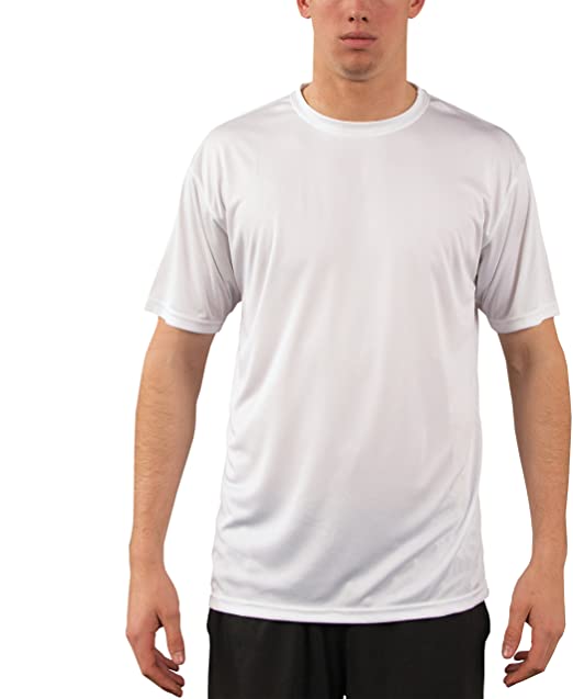 Vapor Apparel Men's Made in USA UPF 50  UV Sun Protection Outdoor Performance Short Sleeve T-Shirt