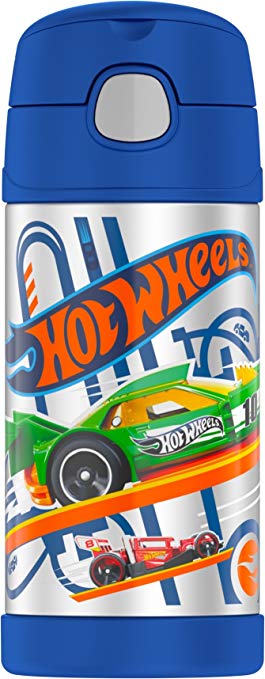 Thermos Funtainer 12 Ounce Bottle, Hot Wheels