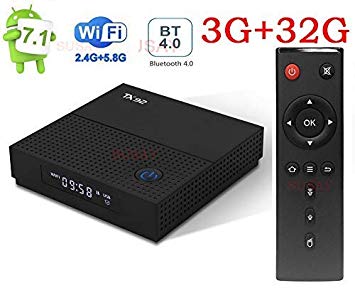 2018 Version TX92 3GB RAM 32GB ROM Android 7.1 TV BOX S912 Octa-core CPU DDR3 BT4.0 2.4/5 Dual-Band WiFi 4K Support 3D Wifi VP9 HDR H.265