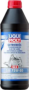 LIQUI MOLY Huile de boîte de vitesses (GL5) 75W-80, 1 L, Huile de vitesse, Huile hydraulique, SKU: 3658