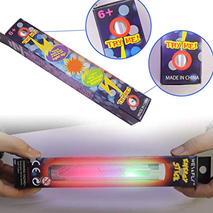 WEYFLY Toys Energy Stick Sensor Stick Human Conductivity Energy Stick Sci-Fi Tube (1 Pack Premium Package, 17CM L3)