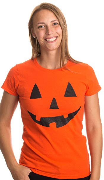 JACK O' LANTERN PUMPKIN Ladies' T-shirt / Easy Halloween Costume Fun Tee