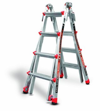 Little Giant 12017 RevolutionXE 300-Pound Duty Rating Multi-Use Ladder 17-Foot