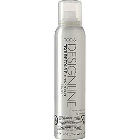 Texture Tousle Flexible Finisher - Regis DESIGNLINE - Heat Styling Protectant, Hair Spray that Helps Hold Hair in Place and Create a Full and Tousled Look (1 Pack)