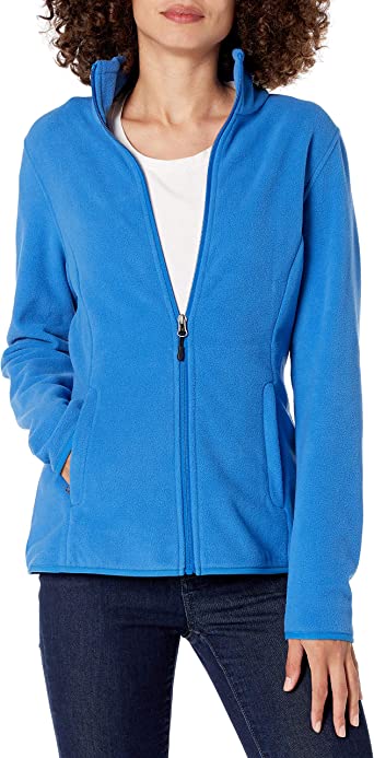 Amazon Essentials Women's Classic-Fit Long-Sleeve Full-Zip Polar Soft Fleece Jacket (Available in Plus Size)