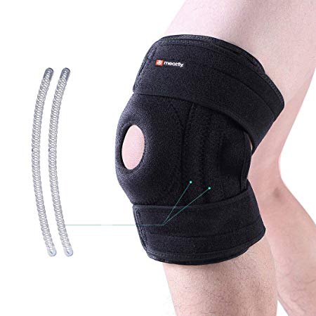 MEATFLY. Knee Brace Support, Patella Stabilizer with Adjustable Straps Breathable Neoprene Sleeve for Arthritis, Meniscus Tear.