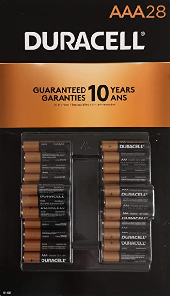 Duracell 1.5V CopperTop AAA Alkaline Batteries, 28 Pack