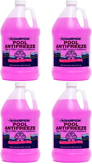 Champion Non-Toxic Swimming Pool Anti-Freeze - 4 Gallons