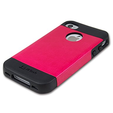 iPhone 4s Case, JETech Super Fit TPU Case Logo Cut-Out for Apple iPhone 4 / 4s (Plum) - 0442