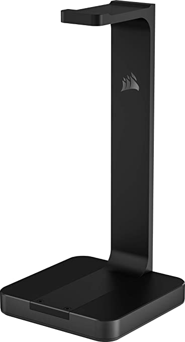 Corsair ST50 Premium Headset Stand (Anodised Aluminum Construction, Non-Slip Rubberised Base) - Black