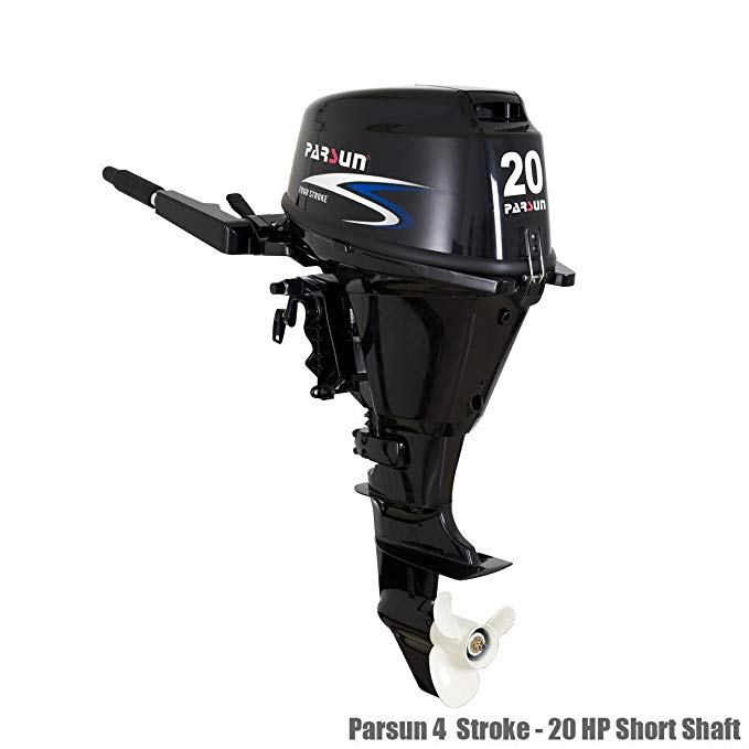 Parsun 20HP Four Stroke Outboard Motor, Tiller Handle, from 114Lbs