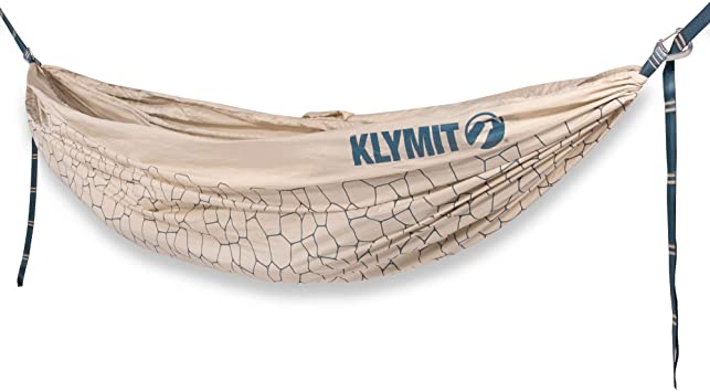 KLYMIT Traverse Hammock with Tree Straps and Carabiners, Best Camping Gear for Backpacking, and Camping