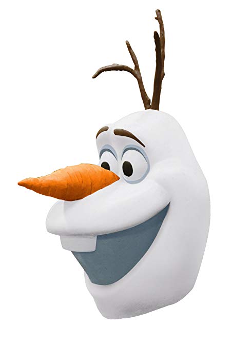 Disney Frozen Costume - Frozen Olaf Mask - Adult One Size