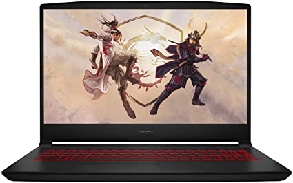 MSI Katana GF66 Gaming laptop - 15.6 Inch FHD 144 Hz, i7-11800H, 16 GB, 512 GB SSD, Nvidia GeForce RTX3060, Windows 10 - Black