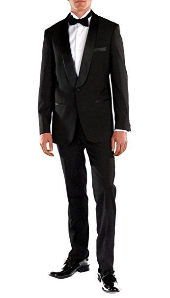 Ferrecci Mens Premium 2pc & 3pc Ultra Comfort Slim Fit Imported Tuxedos