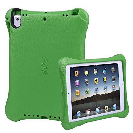 HDE New iPad 2018 / 2017 9.7 Inch Case for Kids - Impact Resistant Light Weight Shock Proof Protective Cover for Apple iPad 9.7" (5th and 6th Generation Models) - Green