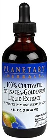 Planetary Herbals 100% Cultivated Echinacea-Goldenseal Extract, 4 oz