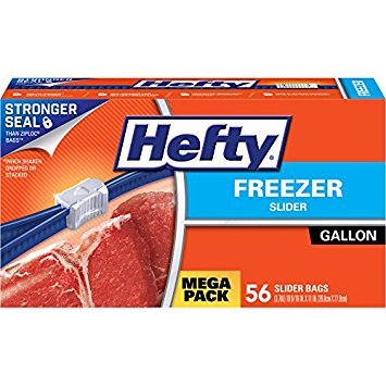 Hefty Slider Freezer Bags (Gallon, 56 Count)