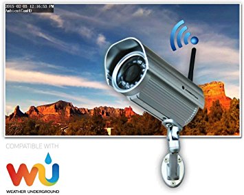 Ambient Weather AMBIENTCAMHDA Outdoor Wifi Wundercam with Free Wunderground Hosting Services