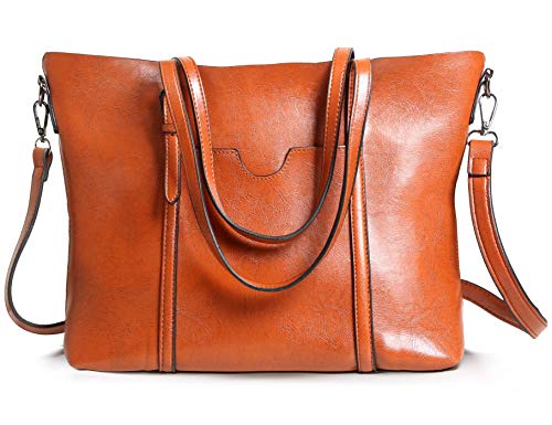 Womens Tote Bag Leather Handbag Top Handle Satchel Shoulder Bags Ladies Purse