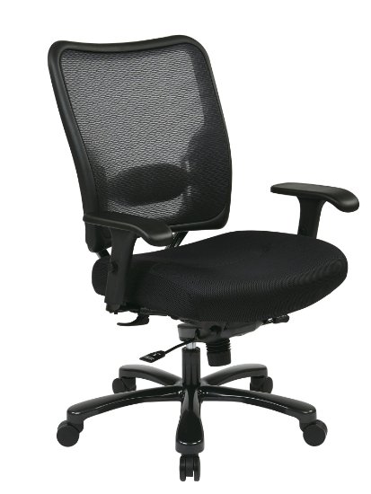 Office Star 7537A773 Space Air Grid Executive Big and Tall Chair, Air Grid Back/Mesh Seat