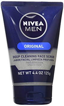 NIVEA For Men Original, Deep Cleaning Face Scrub 4.4 oz. (Pack Of 3)