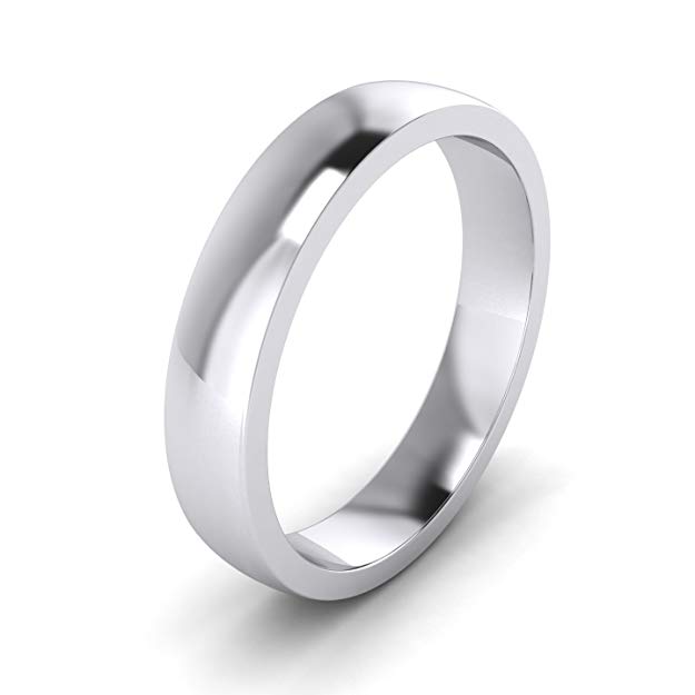 LANDA JEWEL 2/3/4/5/6/8/9mm Heavy Sterling Silver Comfort Fit Polished Womens Wedding Ring Plain Band