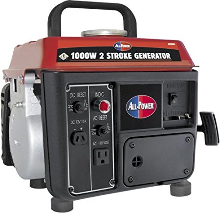 All Power America APG3004, 800 Running Watts/1000 Starting Watts, Gas Powered Portable Generator