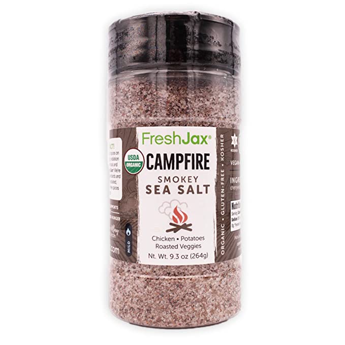 FreshJax Premium Gourmet Spices and Seasonings (Campfire: Organic Smokey Sea Salt)