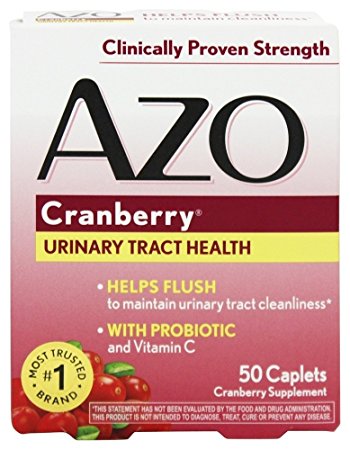 Azo: Urinary Tract Health Cranberry, 50 tabs (2 pack)