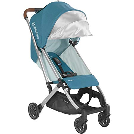 2018 UPPAbaby MINU Stroller - Ryan (Teal Melange/Silver/Saddle Leather)