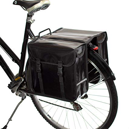 BikyBag Waterproof Classic Double Pannier Bag Bicycle Cycle Bike Shopping